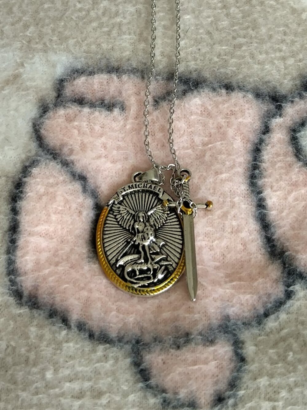 st Micheal the Arcangel necklace